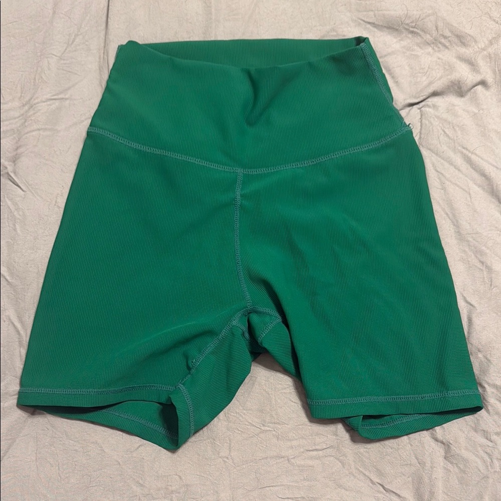 Wilo Green ribbed Women's Shorts